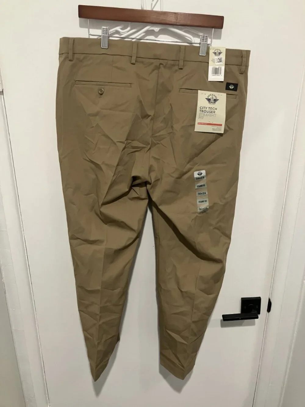 Dockers Men's Straight Fit City Tech Pants, Khaki, Size 38x29, New With Tags